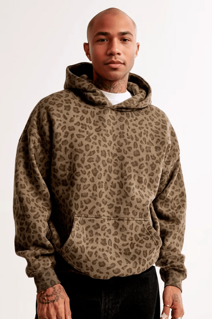 Unisex Cheetah Pattern Hoodie